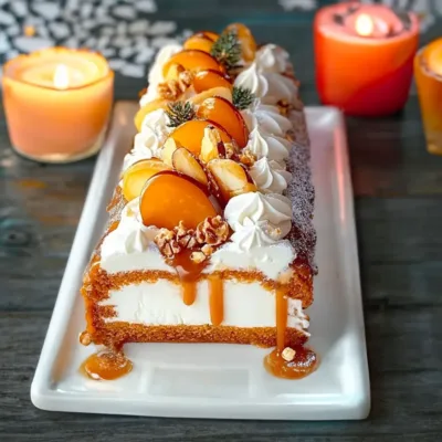Bûche Gourmande au Caramel Beurre Salé