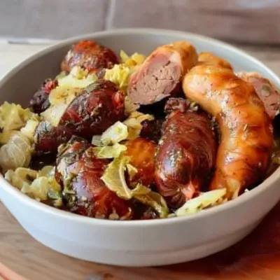 Chou Vert Braisé aux Saucisses : Recette Réconfortante