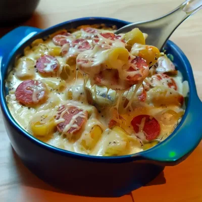 Fondue d’Endives Crémeuse aux Saucisses Fumées