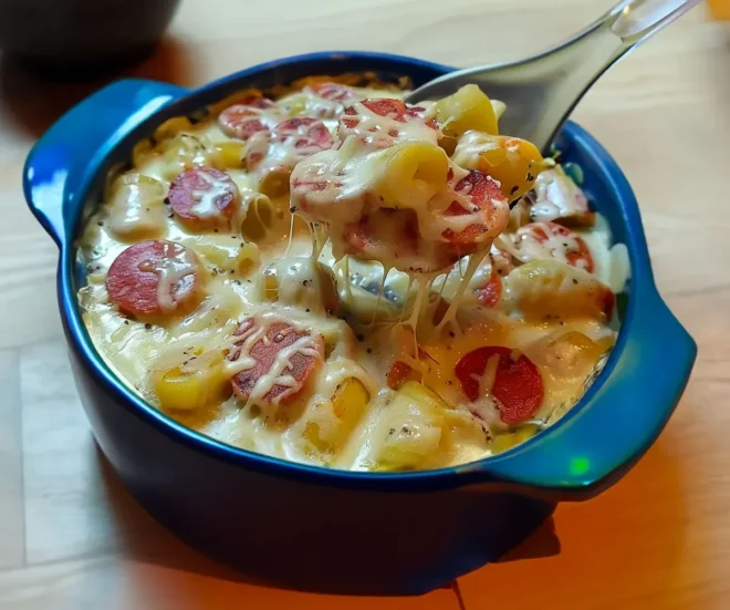 Fondue d’Endives Crémeuse aux Saucisses Fumées : Un Plat Convivial et Réconfortant