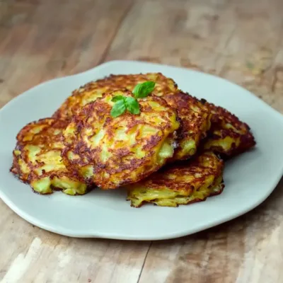 Galettes de Pommes de Terre aux Oignons Croustillantes