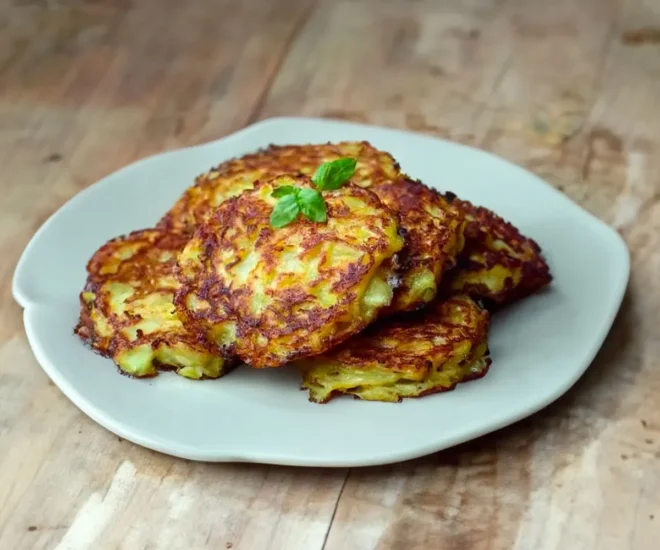 Galettes de Pommes de Terre aux Oignons : Une Recette Croustillante et Savoureuse