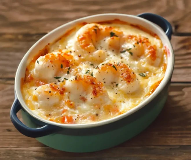 Gratin de Saint-Jacques et Crevettes : Un Délice Raffiné à Partager