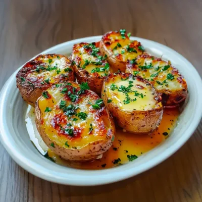 Pommes de Terre Rôties à l’Ail et au Beurre