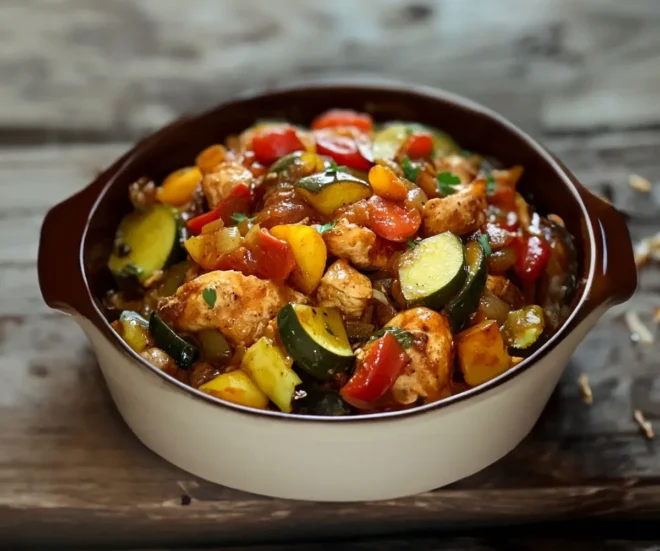 Poulet aux Courgettes façon Tajine : Une Explosion de Saveurs Orientales