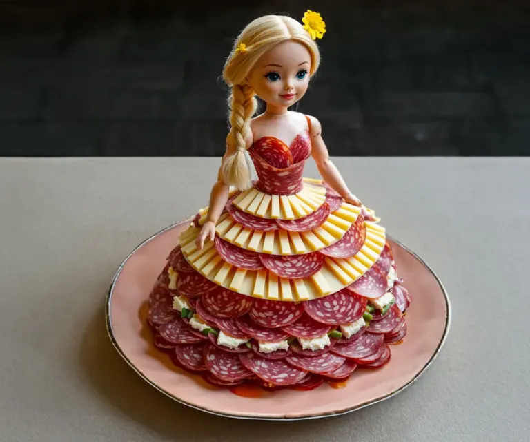 Robe de Charcuterie et Fromage façon Poupée