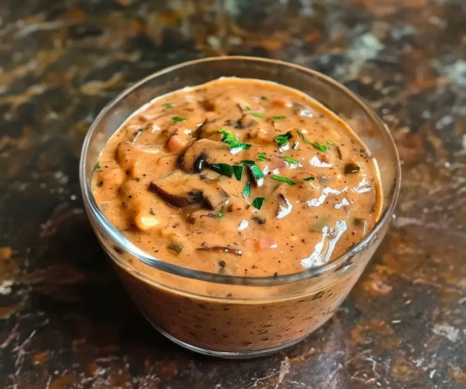 🍄 Sauce aux Champignons Façon Russe