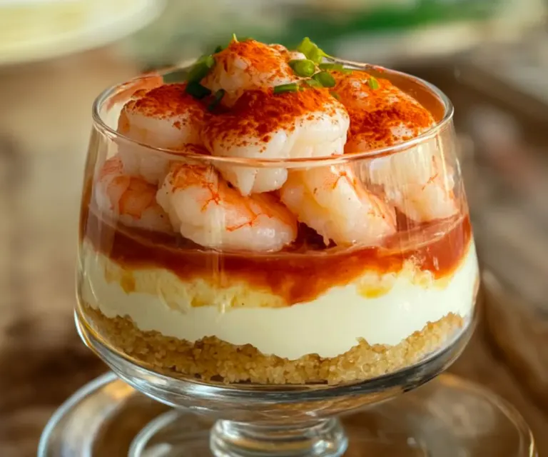 Verrines de Tiramisu aux Crevettes Roses : Une Explosion de Fraîcheur et de Saveurs