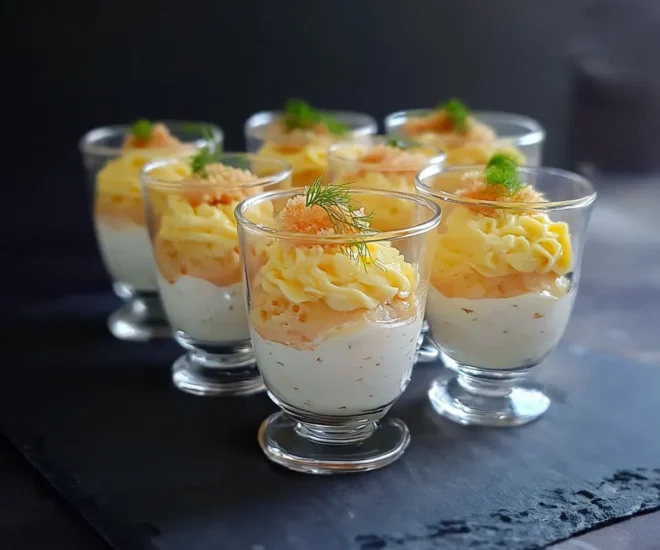 Verrines Thon aux Œufs Mimosa et Mayonnaise : Une Entrée Chic et Facile à Réaliser