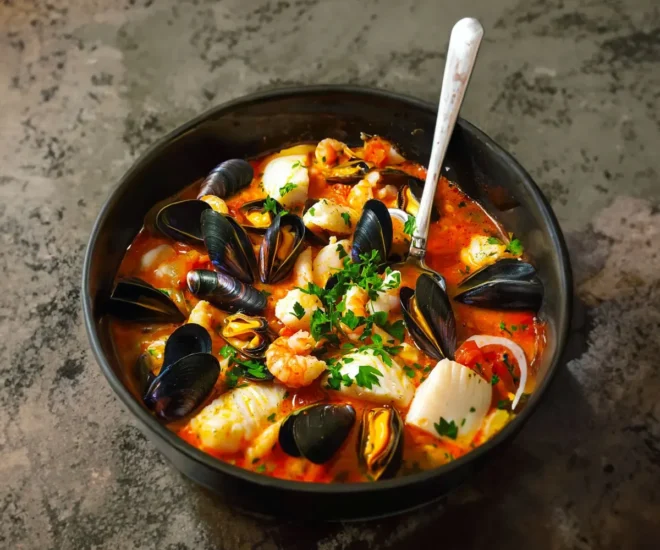 Zarzuela de Poisson aux Légumes de Saison : Une Recette Savoureuse et Colorée