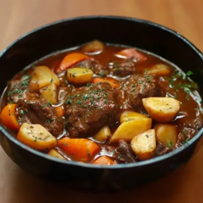 Bœuf Mode comme Autrefois : Recette Réconfortante