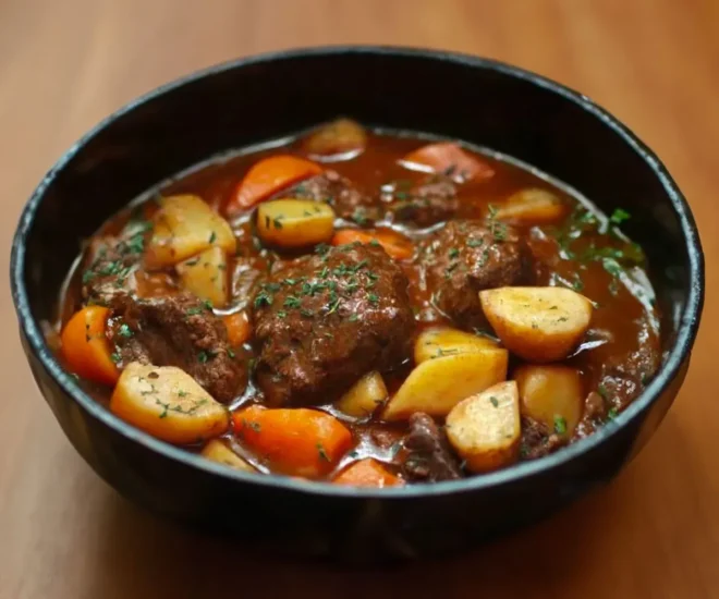 Bœuf Mode comme Autrefois : Un Plat Réconfortant et Savoureux