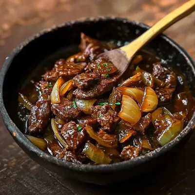 Bœuf Sauté aux Oignons : Recette Rapide et Savoureuse