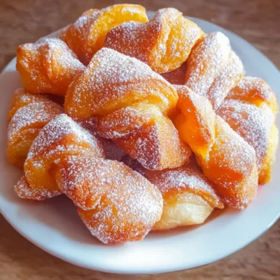 Bugnes moelleuses au zeste d’orange