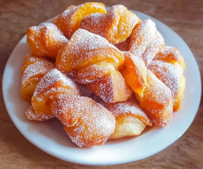 Bugnes moelleuses au zeste d’orange