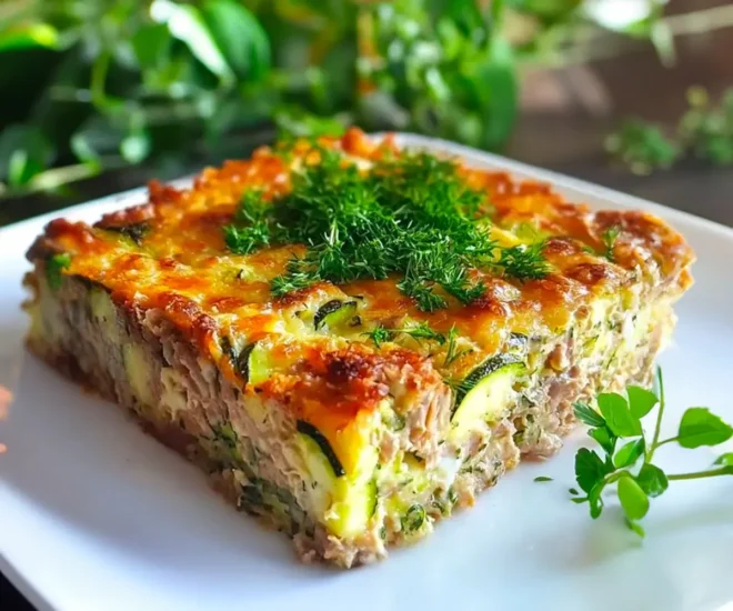 Cake Courgette Thon : Moelleux et Savoureux