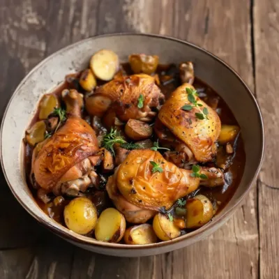 Coq au Vin : Recette Traditionnelle Française