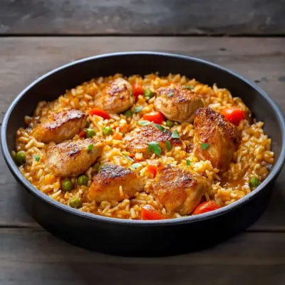 Marmite de Poulet au Riz à l’Espagnole