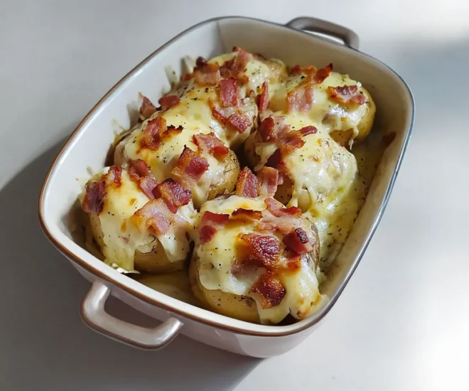 Pommes de Terre au Fromage et Bacon : Un Plat Convivial et Gourmand