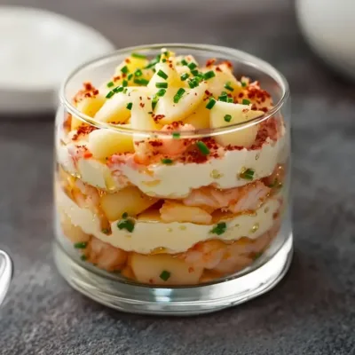 Tiramisu de Crabe aux Pommes : Une Entrée Surprenante