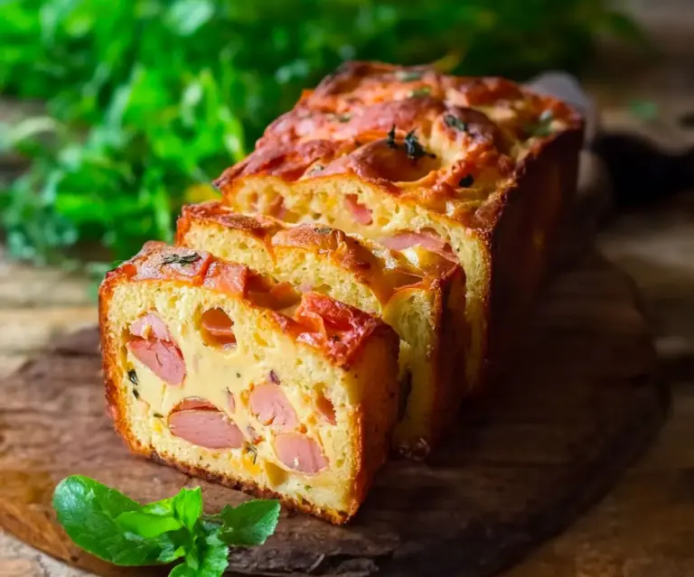 Cake au jambon et fromage ultra moelleux