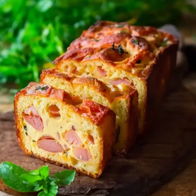 Cake au jambon et fromage ultra moelleux