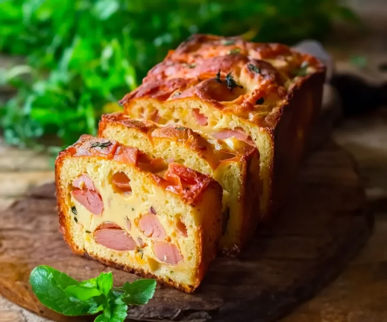 Cake au jambon et fromage ultra moelleux