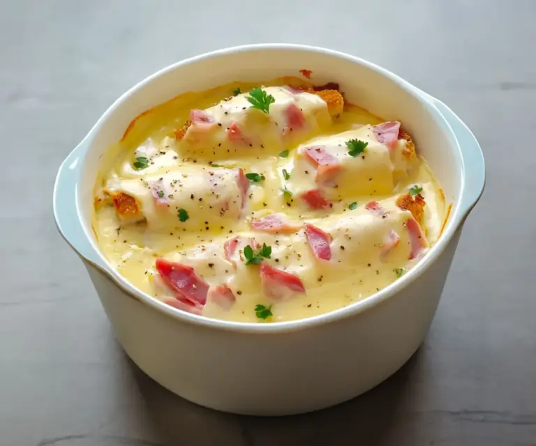 Chou-Fleur au Jambon et à la Béchamel – Un Classique Gourmand