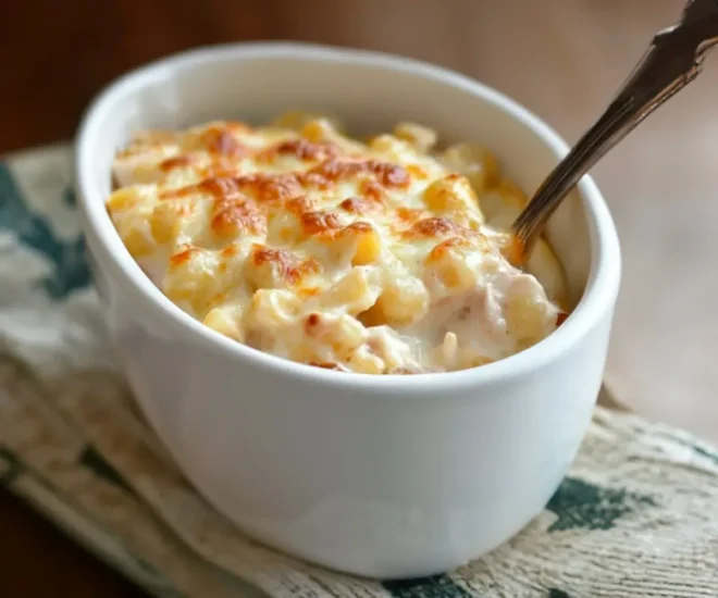 Gratin de Pâtes au Poulet et Béchamel
