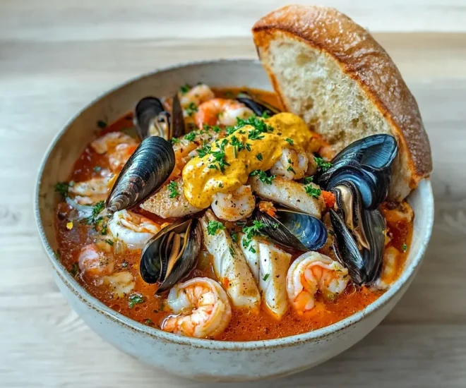 Marmite de la Mer et Sauce Rouille Crémeuse