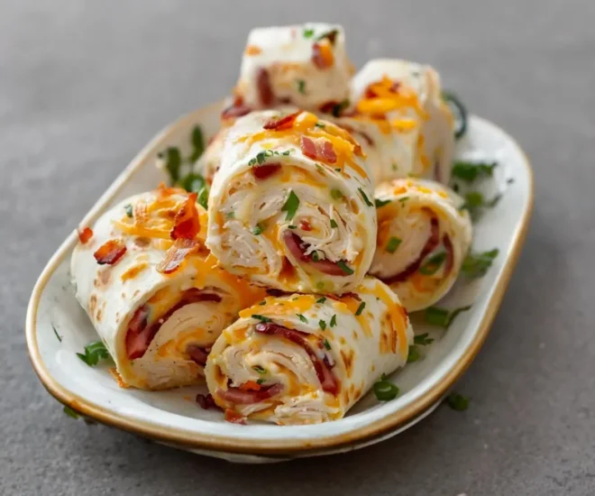 Rouleaux Ranch au Poulet et au Bacon