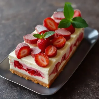 Terrine de Boudoirs aux Fraises Facile et Gourmande