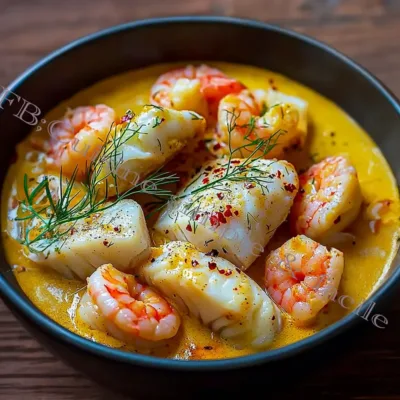 Blanquette de Poisson Coco & Curry : Saveurs Exotiques