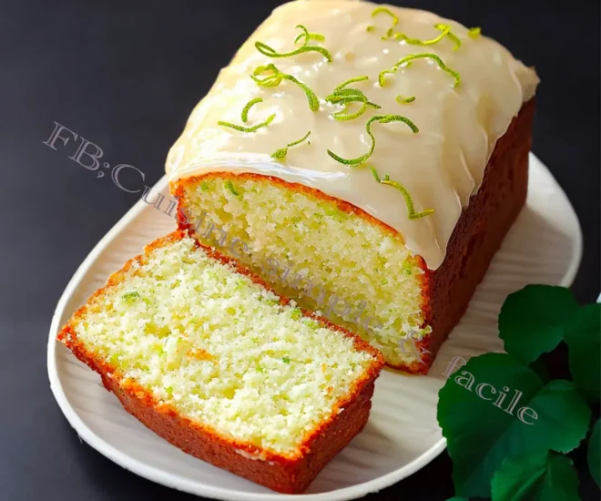 🍋 Cake Ultra Moelleux au Citron Vert : Explosion de Fraîcheur en Bouche, un Zeste de Paradis !