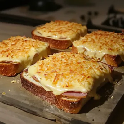 Croques-Monsieur Gratinés au Four : Recette Gourmande