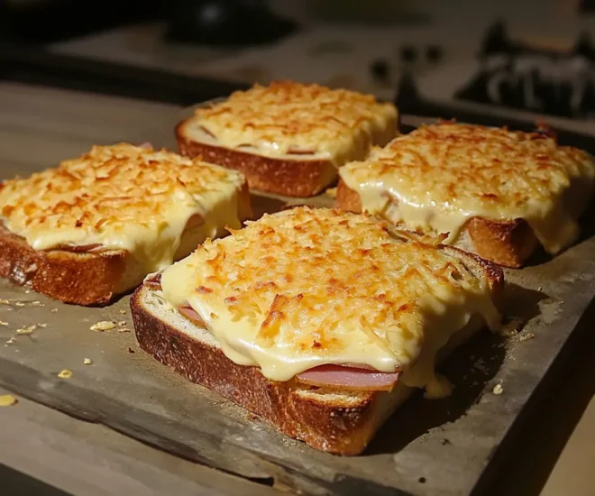 Croques-Monsieur Gratinés au Four