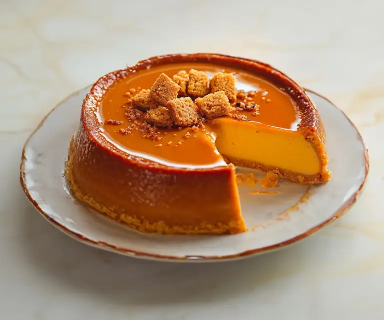 🥮Flan au Spéculoos : Un Dessert Onctueux et Gourmand