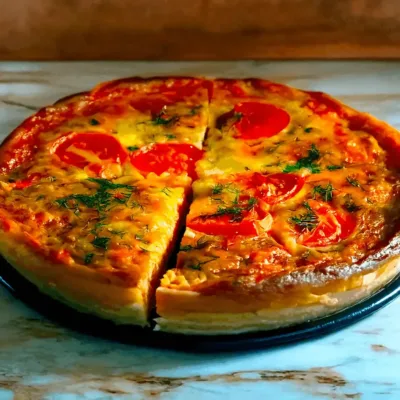 Flan salé aux saveurs provençales