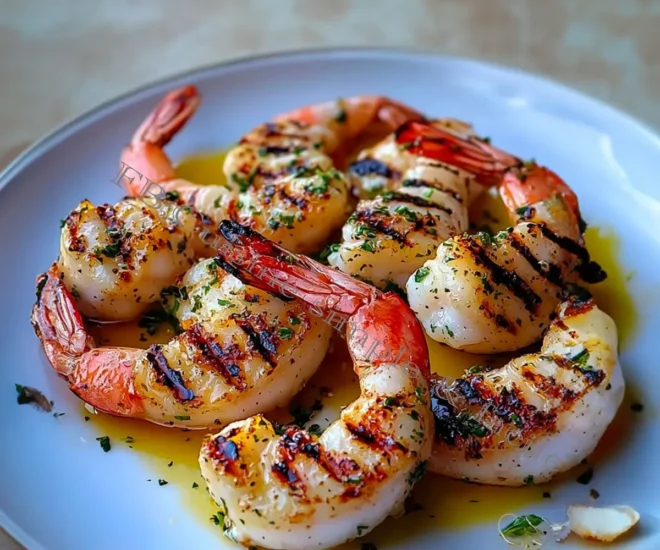 Gambas Grillées au Beurre d’Ail et Persil