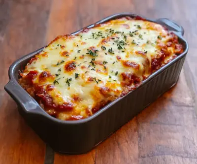 Pain de Viande Italien au Parmesan et Gratiné