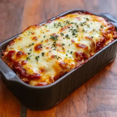 Pain de Viande Italien au Parmesan et Gratiné