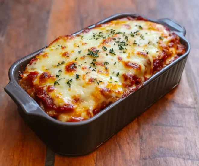 Pain de Viande Italien au Parmesan et Gratiné