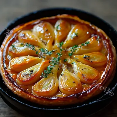 Tarte Tatin aux Endives Caramélisées et Roquefort
