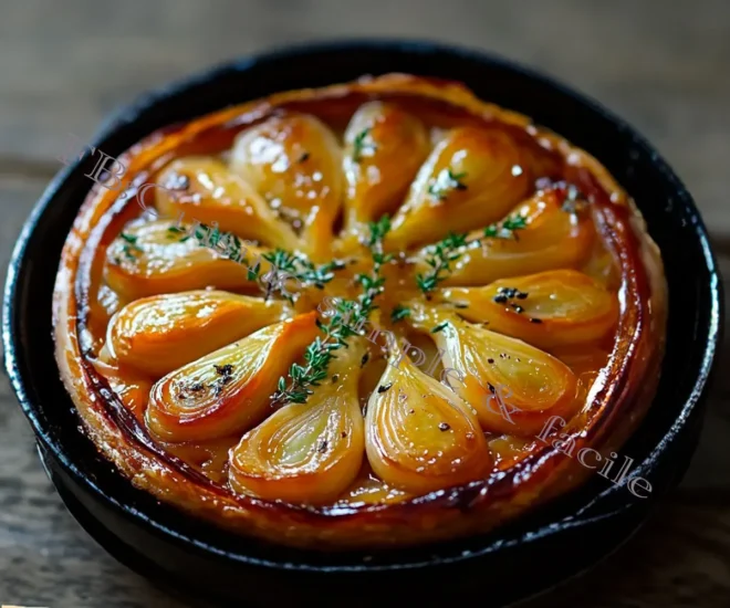 Tarte Tatin aux Endives Caramélisées et Roquefort