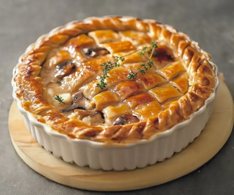 Tourte au Poulet Gourmande et Crémeuse