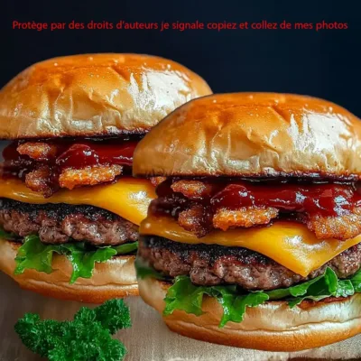 Burger Barbecue Maison : Savoureux et Fondant
