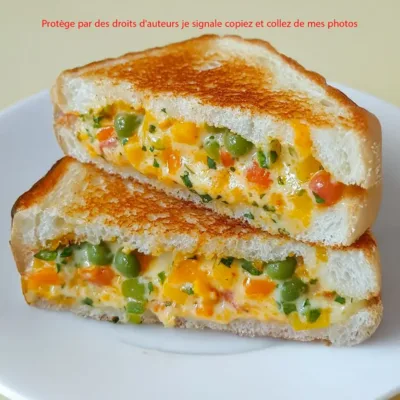 Croque Légumes & Fromage Fondant : Recette Végétarienne