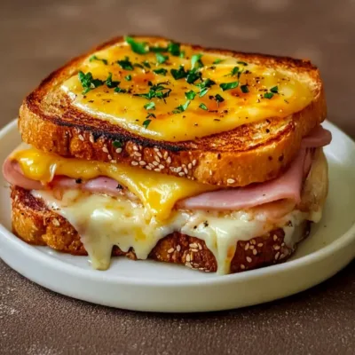 Croque-Monsieur Gourmand : Fondant et Croustillant