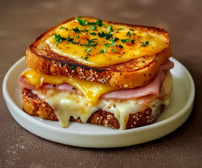 Croque-Monsieur Gourmand : Fondant et Croustillant