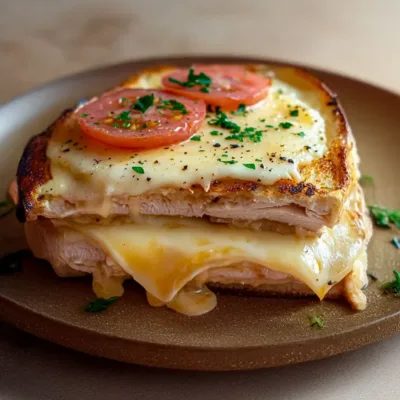 Croque Poulet & Tomate : Un Délice Rapide